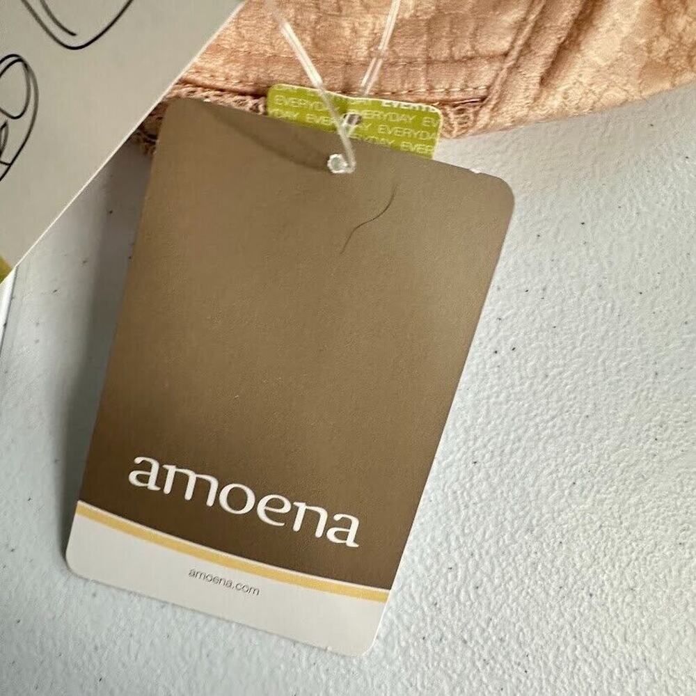 Amoena Ellen Wirefree Mastectomy Bra Size 32A Rose Nude Front and Back Close - Picture 11 of 13